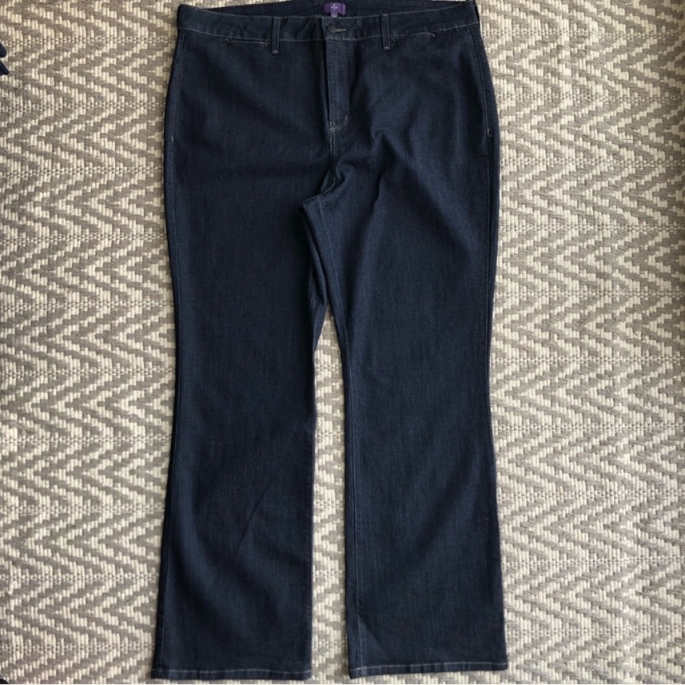NYDJ lift tuck technology dark wash trouser size 20W